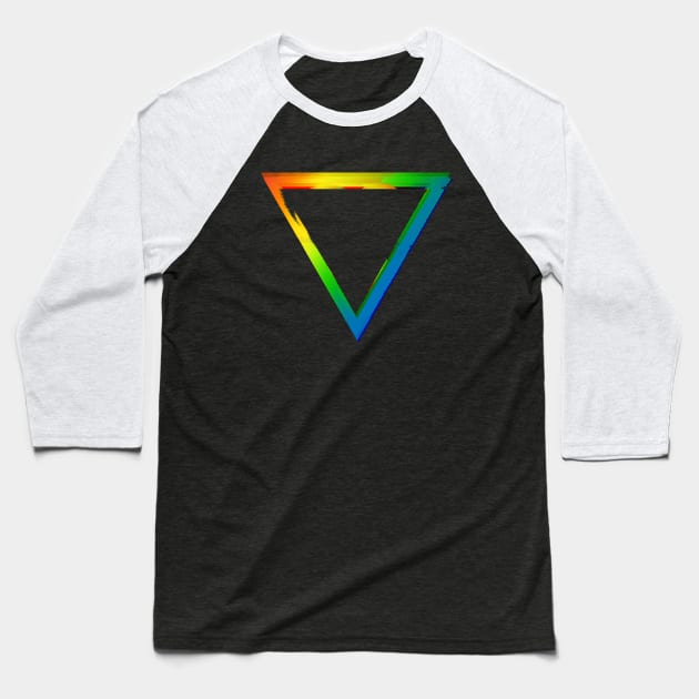 the triangle v2 Baseball T-Shirt by claudiolemos